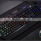 Latest Neon Light Transparent Plastic Gaming Computer Keyboard thumbnail-5