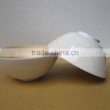 White Lacquer Outside Bamboo Bowl for Kitchenware From Leading Vietnam Company thumbnail-4