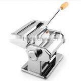 Italian Noodle Maker 150/180mm Detachable Stainless Steel Handle Pasta Machine thumbnail-4
