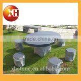 Garden Oval Granite Top Dining Table for Park Furniture thumbnail-4