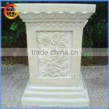Home and Garden Fiberstone Flower Pot Stand Roman Column for Sale thumbnail-5