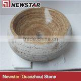 Beige Travertine Basin Design thumbnail-1