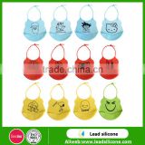 Cute And Soft Baby Waterproof Silicone Baby Bib/Kids Silicone Bib/Silicone Baby Bib