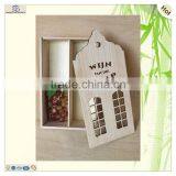 Silk Printing Window Cutting House Shaped Wine Box thumbnail-5