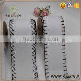 White Felt Fabric Ribbon Roll for Gift Packaging thumbnail-2