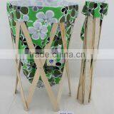 Canvas Foldable Laundry Basket thumbnail-6