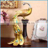 Polyresin Home Decorative Peacock, Resin Sculpture thumbnail-1