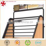 Portable Metal Carpet Display Rack for Retail Shop With Advertising Board thumbnail-2