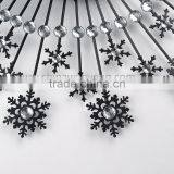 Home Decoration Metal Wall Digital Clock Snow Flower thumbnail-5