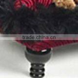 Luxury Red Pet Bed/The Chaise Bed Collection Celebrity Furniture/Beautiful Turkey Feather Trim Dog Bed-BG800003 thumbnail-5