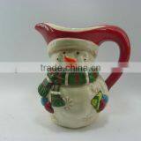 Newest Hot Sale Snowman Ceramic Kettle thumbnail-1