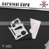 Multi Tool Card,Survival Tool Card Army, Survival Card Multi Tool / T-301 thumbnail-1