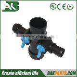 New Garden Hose 4 Way Tap Connector Adapter With Shut Offs thumbnail-5
