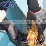 NMSAFETY High Quality Foam Nitrile Oil Proof Safety Glove/oil Glove thumbnail-1