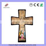 Ceramic Jesus Wall Cross Ornament Hanging thumbnail-1