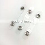 CLEAR STRAIGHT NARROW VINYL TAB, VINYL TAB WITH METAL SNAP thumbnail-2