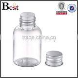 Cosmetic Lotion Beard Oil Essential Oil Round Shoulder PET Screw Cap Clear 100ml Plastic Bottle for Oil 2017 Hot New Products thumbnail-2