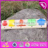 2017 New Design Children Educational Wooden Geometric Puzzles W14A160 thumbnail-2