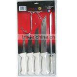 KN3220 Set of 6 Pcs Colourful Plastic Handle Cheap Kitchen Knife thumbnail-3