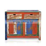 Buffet Console 2 Doors Boat Recycled Wood Furniture, Recycled Wood Furniture Indonesia thumbnail-2