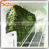 2015 Wholesale Artificial Green Wall With Eucalyptus Leaf for Office Vertical Green Wall thumbnail-3