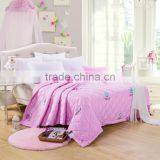 2016 Lovely Cartoon Style Summer Comforter Quilts Blanket/pink Smile Design/twin Full Queen King Size Quilts thumbnail-1