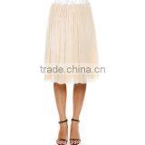 2016 New Women Princess Fairy Style 5 Layers Voile Tulle Maxi Bouffant Puffy Casual Chiffon Skirt thumbnail-1