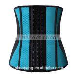 Shuoyang Top Selling High Quality Factory Wholesale Private Label Accept Strong 3 Hooks Mesh Breathable Latex Waist Trainer thumbnail-3