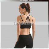 Customized Logo Fitness Woman Sublimation Dri Fit Custom Made Sports Bra thumbnail-3