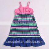 Kids Clothing Wholesale Strapless Dress for Child Girls Slip Dress in Stock thumbnail-1