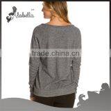 Custom Comfortable Fashion Ladies Long Sleeves Dri FIT Wholesale T Shirts thumbnail-2