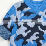 New Arrival Hand-made Sweater Design For Kid Wear Spring Children Clothes Camouflage thumbnail-3