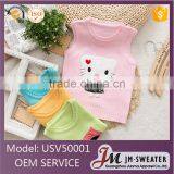 Latest Design Yellow Bee Custom Pattern Sleeveless Sweater Vest for Baby Boys thumbnail-3