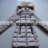 Women Fake Fur Hood Fashion Warm Winter Long Jacket thumbnail-1