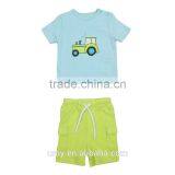 2017 Lately Fashion Summer Kid Clothes Boy Short Shirt And Pant Clothing Sets thumbnail-3