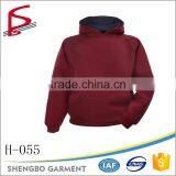High Quality Dying Fleece Pullover Blank Hoodies Wholesale thumbnail-3