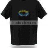 Customized el Sound Active T-shirt With Music Flashing thumbnail-1