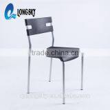 LS-4015 Low Price Modern Dining Room Plastic Chair With Low Back Fancy Wholesale Stacking Chair thumbnail-3