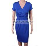 Summer Maternity Dress V Neck Women Casual Skirt With Plus Size thumbnail-6