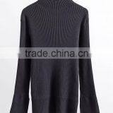 EY0878S 2016 Winter Ladies Red Mock Turtleneck Poncho Sweater thumbnail-6