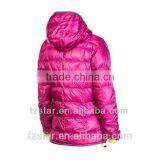Woman 100% Nylon Shiny Goose Down Jacket thumbnail-2