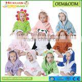 Hooded Animal Bathrobe Cartoon Baby Towel Character 07 thumbnail-1