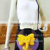 Thai Handmade Shoulder Bag Patchwork Fabric Elephant Design thumbnail-1