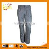 100%cotton Wholesale Dark Grey Dress Fitted Trousers Men thumbnail-1