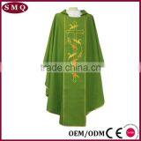 Green Pattern Embroidery Deacon Holy Chasuble thumbnail-1