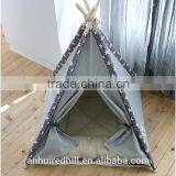 R1934H Good Pattern Wood Oop Pet Dog Cat Teepee Tent Bed Wholesale thumbnail-2