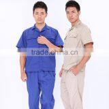 100% Cotton Female Summer Factory Worker Safety Working Safety Clothes