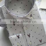 Latest Design for Men White Shirt Floral Mens Dress Shirt thumbnail-1