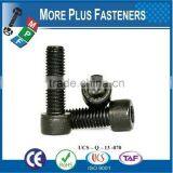 Made in Taiwan Plain Alloy Steel Black Oxide Metric Stainless Steel Socket Head Cap Screw thumbnail-2