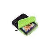 Custom Black / Green Practical Neoprene Kindle Fire Sleeves With EVA Bubble Inner